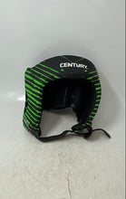 Load image into Gallery viewer, Century Youth Black Green Striped Brave Advanced Foam Core Headgear Size XL