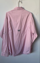 Load image into Gallery viewer, Columbia Mens PFG Tamiami White Red Check Long Sleeve Button-Up Shirt Size Large