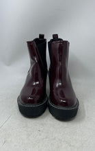 Load image into Gallery viewer, Forever 21 Womens Wine Round Toe Pull On Block Ankle Boots Size 8