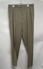 Load image into Gallery viewer, Kirkland Signature Mens Khaki Slash Pockets Pleated Front Dress Pants Size 36x34