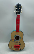 Load image into Gallery viewer, KidKraft Kids Blue Red Lil Symphony Wooden Acoustic Guitar Instrument Toy