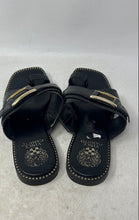 Load image into Gallery viewer, Vince Camuto Womens Cooliann Black Leather Slip-On Slide Sandals Size 8.5M