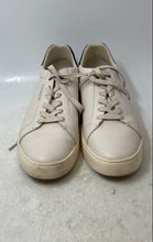 Load image into Gallery viewer, Coach Mens Clip Low Top Beige Blue Leather Lace-Up Sneakers Shoes Size 11.5D