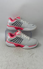 Load image into Gallery viewer, K-Swiss Womens Hypercourt Express 2 White Black Sneaker Shoes Size 6.5 No Insole
