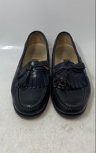 Load image into Gallery viewer, Cole Haan Mens Pinch Tassel Black Leather Slip-On Loafer Dress Shoes Size 9.5