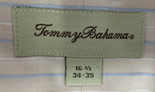 Load image into Gallery viewer, Tommy Bahama Mens Pink Striped Cotton Long Sleeves Dress Shirt Size 16.5 34-35