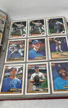 Load image into Gallery viewer, Lot Of Assorted MLB Baseball Sports Trading Cards In Red Collector's Card Album