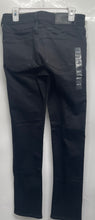 Load image into Gallery viewer, Express Mens Black Denim Dark Wash Pockets Slim Straight Leg Jeans Size 28X32
