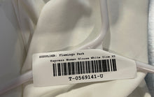 Load image into Gallery viewer, Express Womens White Sleeveless Draped Neck Pullover Blouse Top Size XS