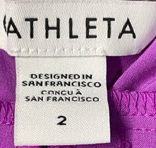 Load image into Gallery viewer, Athleta Womens Purple Straight Leg Trouser Pants Size 2 With Tag