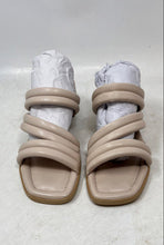 Load image into Gallery viewer, Miz Mooz Womens Oceana Beige Slip-On Block Heel Slide Sandals Size 39