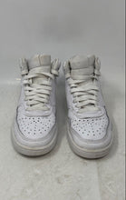 Load image into Gallery viewer, Nike Womens Court Vision Mid CD5436-100 White Lace-Up Sneaker Shoes Size 5