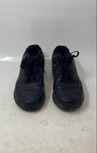 Load image into Gallery viewer, Nike Kids Air Max 90 CD6864-028 Black Leather Lace-Up Sneaker Shoes Size 7Y
