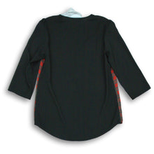 Load image into Gallery viewer, Express Womens Black Red Blouse Size S
