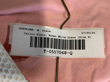 Load image into Gallery viewer, Calvin Klein Womens White Dress Size 6