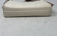 Load image into Gallery viewer, Anne Klein Womens White Faux Leather Double Zip-Around Crossbody Handbag