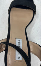 Load image into Gallery viewer, Steve Madden Womens Black Beige Platform Espadrille Sandals Size 10
