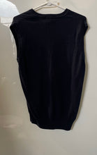Load image into Gallery viewer, Lacoste Mens Blue Cotton Sleeveless Pullover V-Neck Vest Sweater Size 4