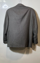 Load image into Gallery viewer, Claiborne Mens Gray Houndstooth Print Wool Three-Button Suit Jacket Size 42S