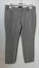 Load image into Gallery viewer, Banana Republic Womens Sloan Gray Flat Front Straight Leg Dress Pants Size 8P