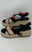 Load image into Gallery viewer, Karl Lagerfeld Womens Celest Multicolor Plaid Wedge Heel Platform Sandals Sz 8M