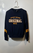 Load image into Gallery viewer, Divided By H&M Womens Blue Graphic Print Long Sleeve Pullover Sweatshirt Size S