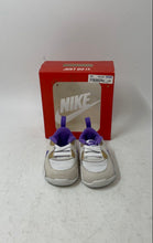 Load image into Gallery viewer, Nike Toddler Boys Air Max 90 CB White Purple Sneakers Shoes Size 2C With Box