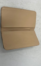 Load image into Gallery viewer, Coach Womens Beige Brown Signature Print Lightweight Bifold Wallet