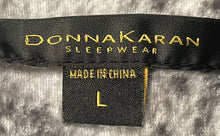 Load image into Gallery viewer, Donna Karan Womens Gray Tie Dye Long Sleeve Cowl Neck Pullover Sleepshirt Size L