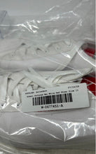 Load image into Gallery viewer, Armani Exchange Mens XUX042 White Red Leather Lace-Up Sneaker Shoes Size 11