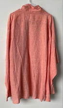 Load image into Gallery viewer, Pronto Uomo Mens Orange Linen Long Sleeve Collared Button-Up Shirt Size 3X