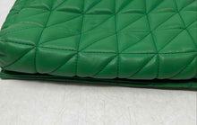 Load image into Gallery viewer, Zara Womens Green Faux Leather Quilted Inner Pocket Chain Strap Shoulder Bag
