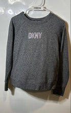Load image into Gallery viewer, DKNY Sport Womens Gray Crew Neck Long Sleeve Pullover Sweatshirt Size Small