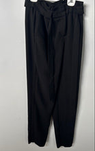 Load image into Gallery viewer, Express Womens Black Pockets Waist Tie High Rise Casual Ankle Pants Size 2R
