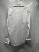 Load image into Gallery viewer, Michael Kors Mens White Long Sleeve Slim Fit Stretch Dress Shirt Size M 15 32/33
