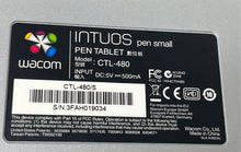 Load image into Gallery viewer, Wacom Intuos CTL-480 Silver Small Creative Pen Drawing Tablet w/ Box Not Tested