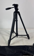 Load image into Gallery viewer, Onn Pro Black Adjustable Legs Camera Tripod Stand With Carrying Case