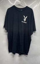 Load image into Gallery viewer, Playboy Mens Black Cotton Embroidered Logo Short Sleeve Crew Neck T-Shirt Sz XXL