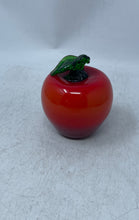 Load image into Gallery viewer, Apple Red Green Glass Collectible Home Decorative Paperweights