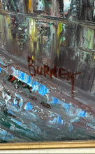 Load image into Gallery viewer, Vintage Parisian Street Scene Framed Art Painting Signed By Caroline Burnett