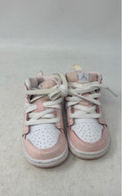 Load image into Gallery viewer, Nike Kids Air Jordan 1 Mid Pink Purple Leather Lace-Up Sneaker Shoes Size 6C