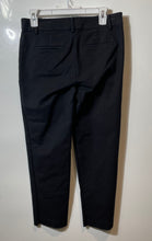 Load image into Gallery viewer, Loft Womens Black Flat Front Belt Loops Slash Pockets Dress Pants Size 2