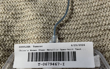 Load image into Gallery viewer, Chico's Womens Metallic Gold Open-Knit Textured Open-Front Cardigan Sweater Sz 0