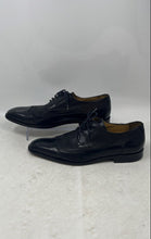 Load image into Gallery viewer, Mercanti Fiorentini Mens Black Leather Lace-Up Derby Dress Shoes Size 8M