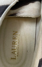 Load image into Gallery viewer, Lauren By Ralph Lauren Womens Jaycee Brown Zebra Print Sneaker Shoes Size 8.5B