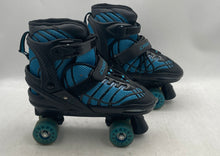 Load image into Gallery viewer, DBX Unisex Kids Express ILSD2069 Black Blue Adjustable Roller Skates Size M 5-8