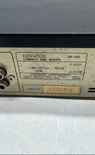 Load image into Gallery viewer, Kenwood Model No DP-750 Black Classic Compact Disc Player Not Tested
