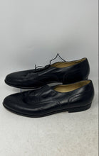 Load image into Gallery viewer, Cole Haan Mens Black Leather Wingtip Round Toe Lace-Up Derby Dress Shoes Sz 10D