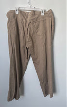 Load image into Gallery viewer, Gloria Vanderbilt Womens Brown Flat Front Straight Leg Chino Pants Size 20W