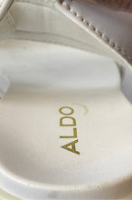 Load image into Gallery viewer, Aldo Womens White Adjustable Strap Open Toe Chunky Platform Sandals Size 6.5